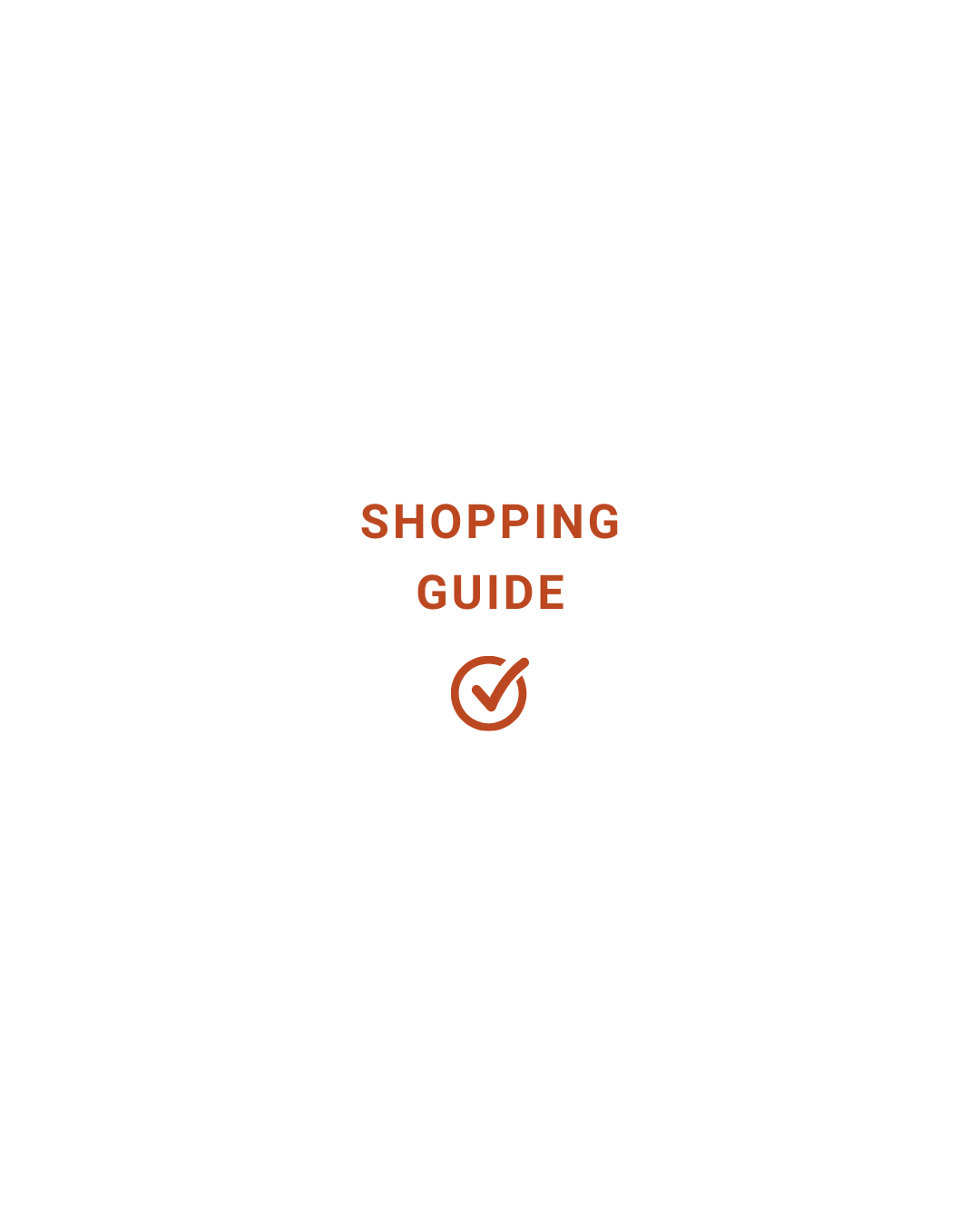 SHOPPING GUIDE